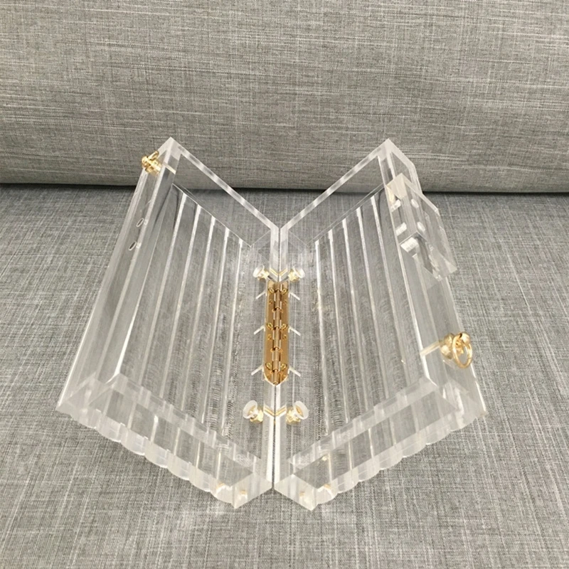 

Transparent Fashion Women Chain Shoulder Bar Bag Luxury Party Prom Elegant Banquet Evening Dinner Handbag Woman Casual