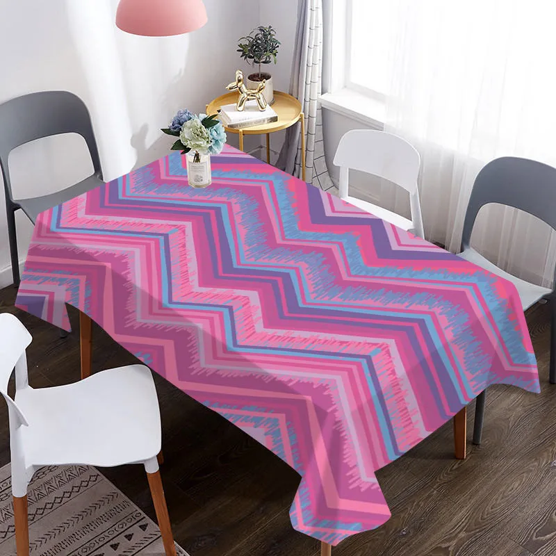 Скатерть из ткани Оксфорд водонепроницаемая ткань 3D для кофейного столика в