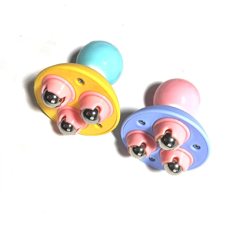 

Cartoon Body Massage Roller Muscle Relaxation Massager Stainless Steel Bead Massage Ball Portable Household Health Care Tool