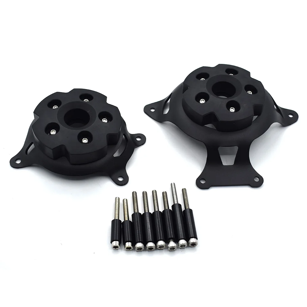 

Motorcycle 2 Pcs Left & Right Engine Stator Clutch Cover Guards Protector Black For KAWASAKI Z800 2013-2016 2007-2012 z800