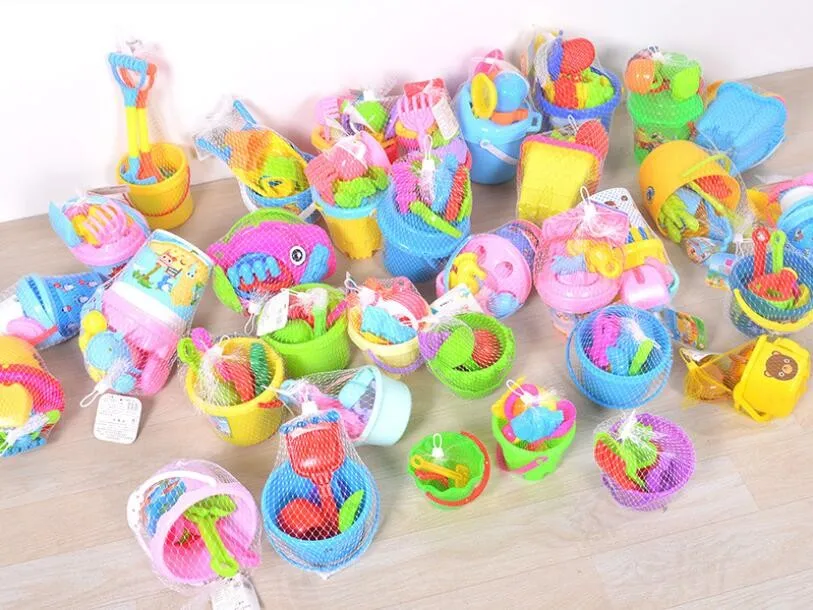

Children's Beach Sand Toy Set Beach Bucket Watering Can Shovel Rake Mold Beach Toys Kit Summer Water Play Sandbox Tool Toys