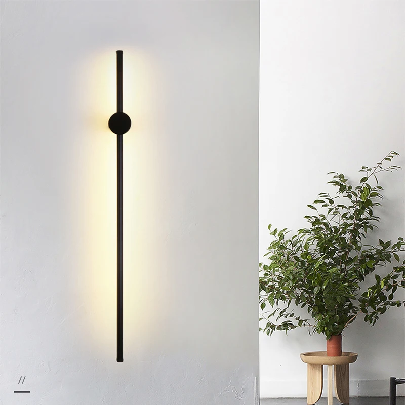 Горячая Распродажа светодиодный настенный светильник длинные декора для дома