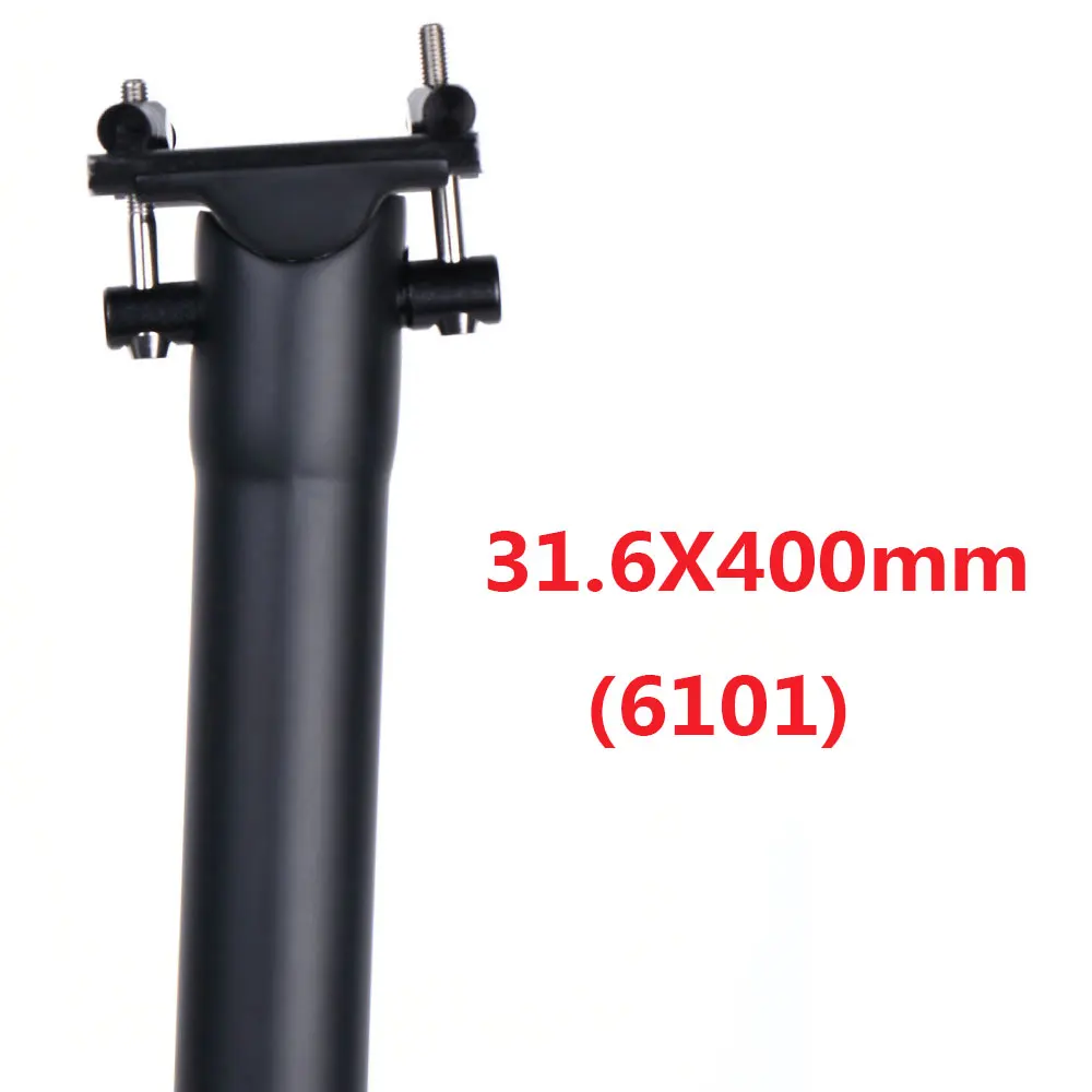 31.6x400mm-6101 ELITA один Новая дорога/MTB углеродный руль для велосипеда подседельный штырь Матовая Глянцевая велосипед часть 27,2/30,9/31,6 мм углеродного волокна подседельный штырь для горного велосипеда 135 г - Цвет: 31.6x400mm-6101