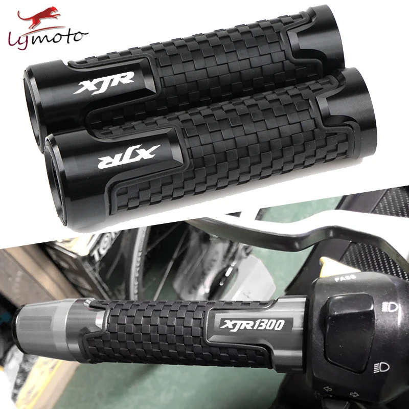 

High Quality 7/8" 22mm Motorcycle CNC Handle Bar Grips Racing Handlebar Grip Accessories For Yamaha XJR 1300 XJR1300 1998 - 2008