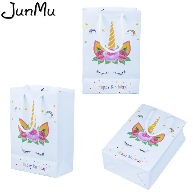10 шт. Единорог Бумага сумки коробка конфет Дети сувениры событие вечерние Товары