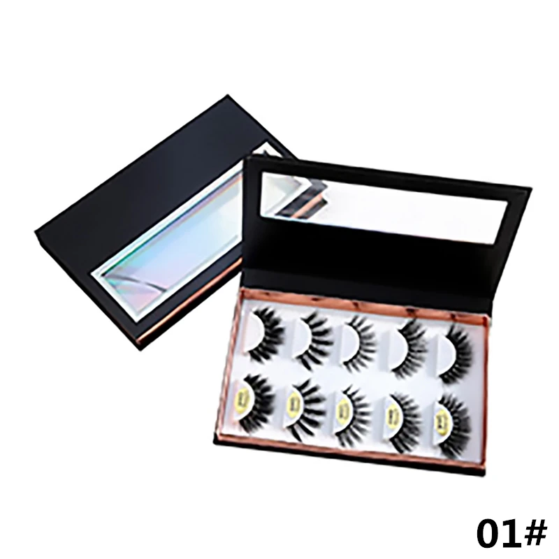 1 Custom Eyelashes Packing Boxes Gift box Lashes Package Customize Storage Cases Makeup Cosmetic Case Mink False Eyelash 1Pcs - Цвет: 1