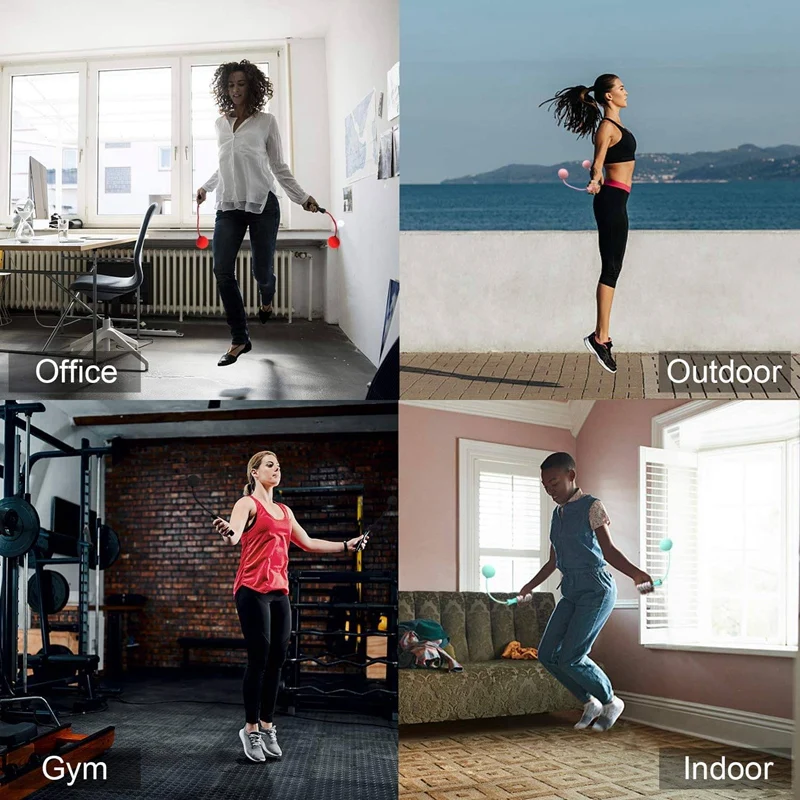 

Rope Skipping Is Suitable for Indoor and Outdoor Sports, Boxing, MMA Training, Fitness, Men, Women, Children