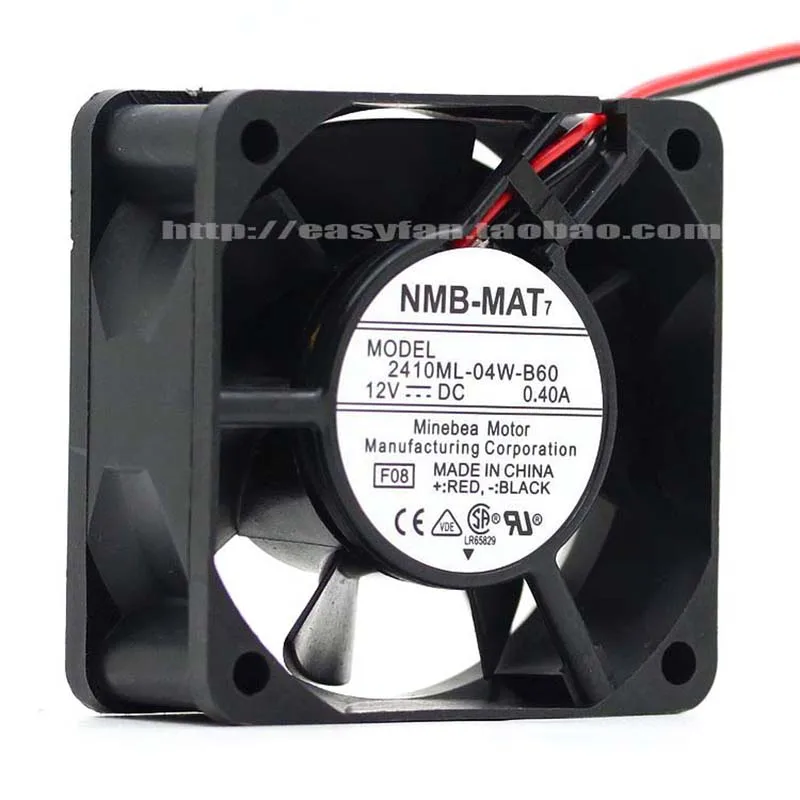 

Новый оригинальный NMB 2410ML-04W-B60 6025 12В 0.40A 6 см двойной шариковый вентилятор 60 × 60 × 25 мм охлаждающий вентилятор охлаждения кулер
