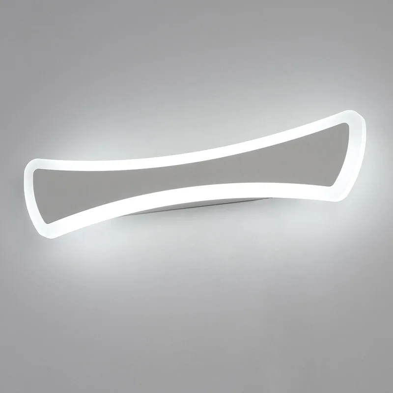 Современный простой светодиодный зеркало с подсветкой Большие размеры 40-120 см