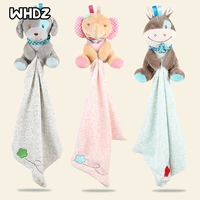 cartoon comfort towel doll plush toy can import soft cloth kids birthday gift for 0 1 year old