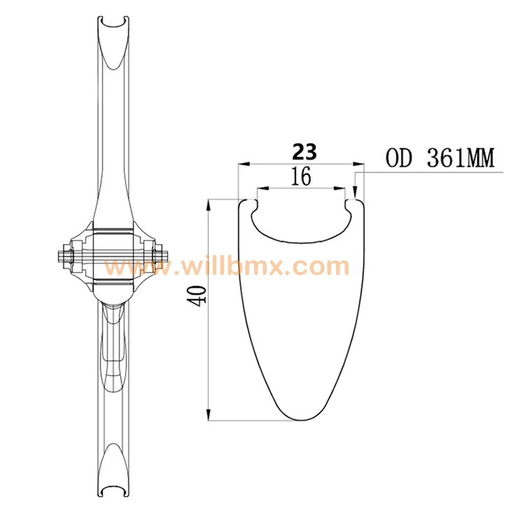 

2020 willbmx Brompton Carbon 3spoke Wheel 16" 349 305 Tri-spoke 2-speed Wheels Folding Bike OLD style 74mm 112mm on Sales