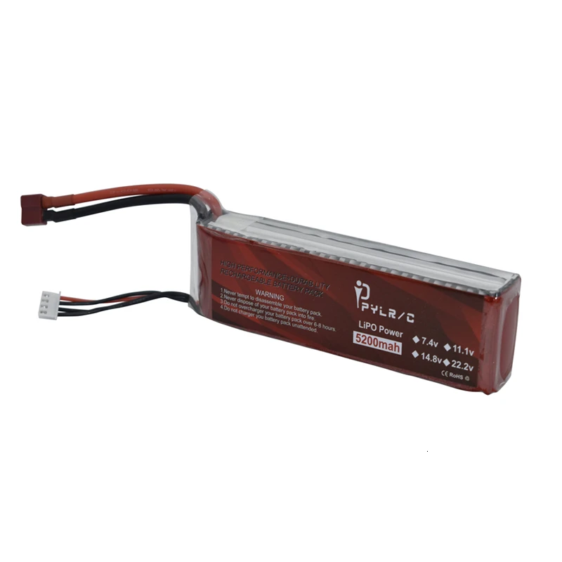 Высокая скорость 14 8 v 5200mAh литий полимерный Батарея для радиоуправляемого