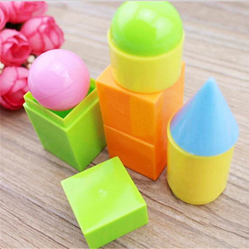 

Geometric Shapes Solids Oyuncak Montessori Toys For Children Educational Toy Materials Juguetes Math Baby Brinquedos Educativo