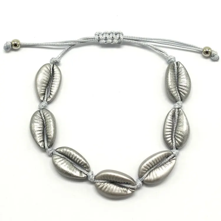 

Cute Sea Shell Bracelets for Women and Men Adjustable Rope Designer Charms for Bracelets In Bulk Boho Jewelry Gifts