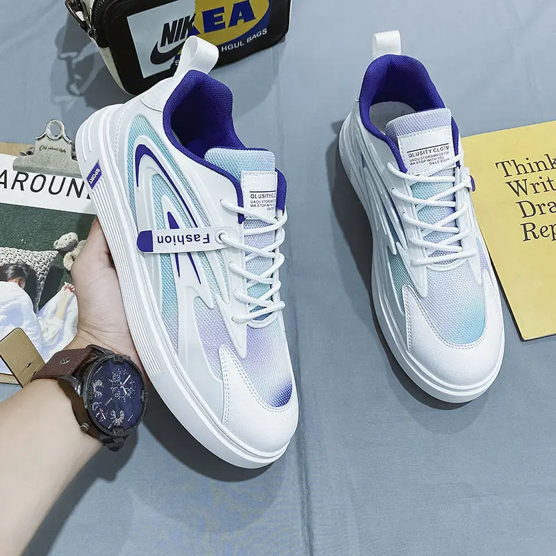 

Men's Shoes Autumn 2021 New Casual All-Match Increased White Shoes Student Korean Version Of The Trend Deodorant Sports Shoes