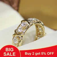 original 925 sterling silver rings whitepurplepink aaa zircon cz jewelry gold color wedding ring for women