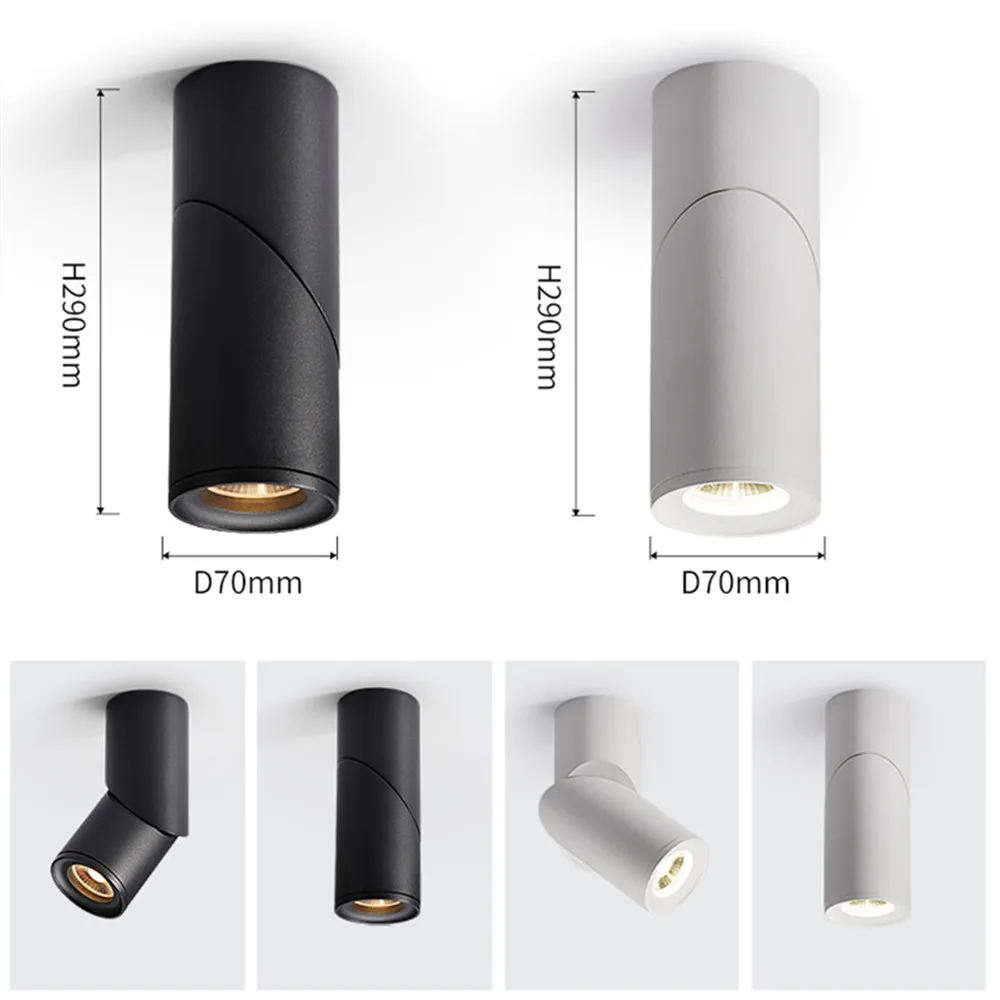 

Nordic Led Ceiling Light Spot Led Surface Mounted Ceiling Lamp Track Lamp Moderan 90 Foldable Room Light 10W 15W AC110V 220V