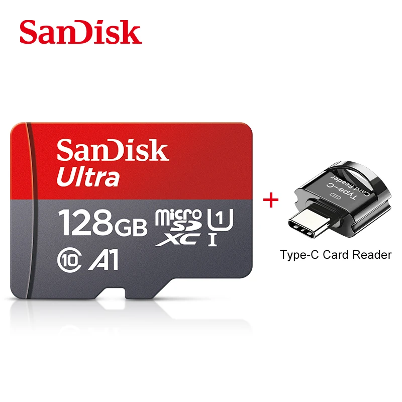 

Sandisk карта памяти Micro SD, класс 10, 16 ГБ, 32 ГБ, 64 ГБ, 128 ГБ, 200 ГБ, 256 ГБ