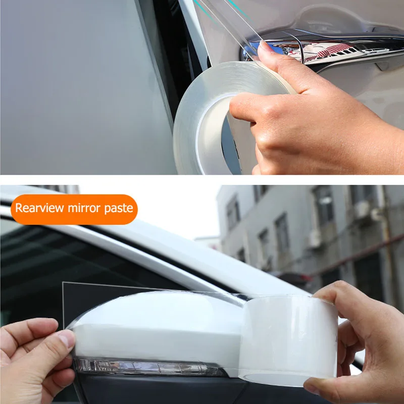 

Car Sill Strip Anti-stepping Bumper Invisible Transparent Protective Film Crash Strip For Toyota Corolla 2014-2018 2019-2021