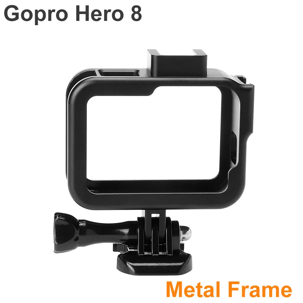 Frame For GoPro Accessories Hero 8 black Protective Case Camcorder Housing Hero8 Black Action Camera | Электроника