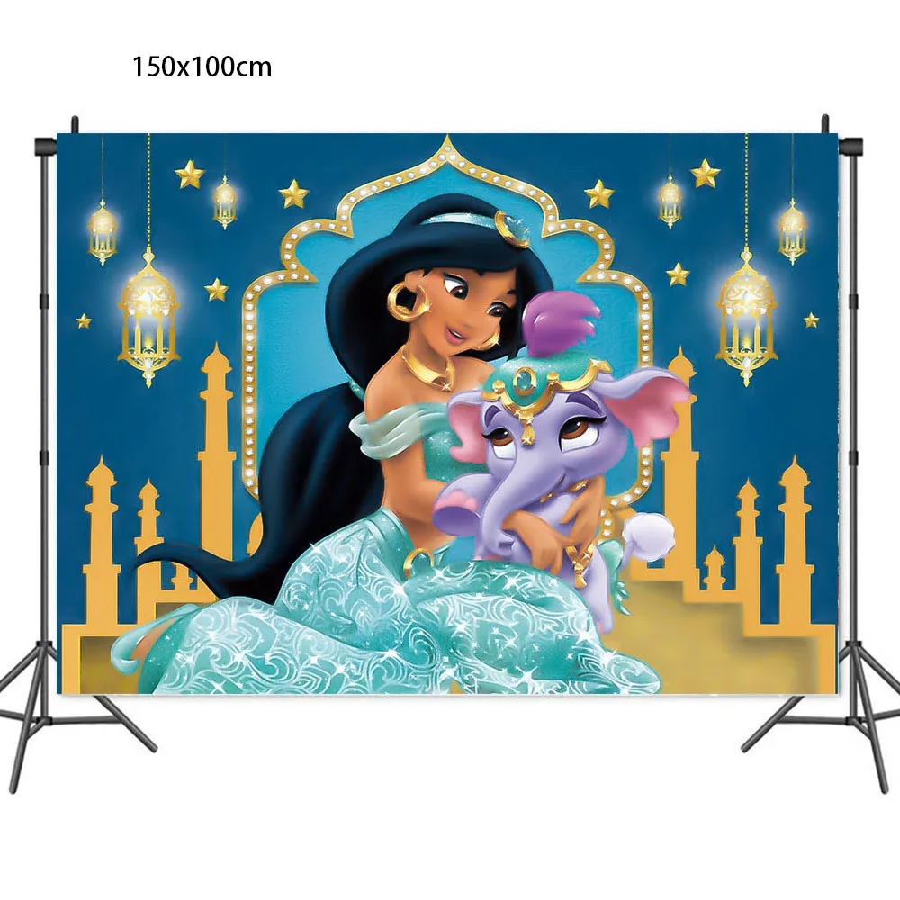 Diseny Принцесса Жасмин баннер Аладдин фоновое украшение для вечеринки товары день
