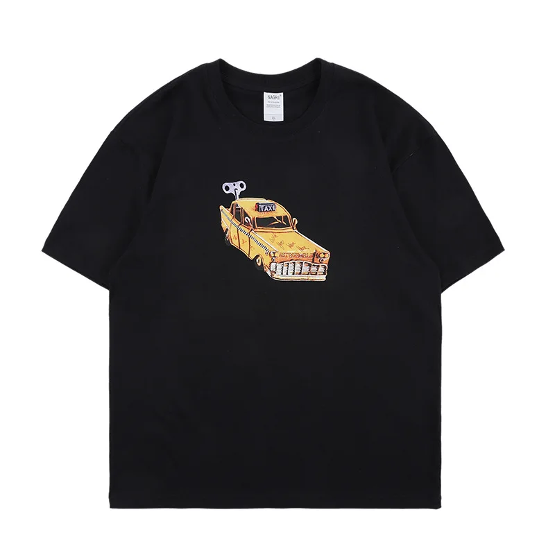 

2020 Summer 1:1 Travis Scott ASTROWORLD Taxi Printed Women Men T shirts tees Hiphop Men Casual Cotton T shirt
