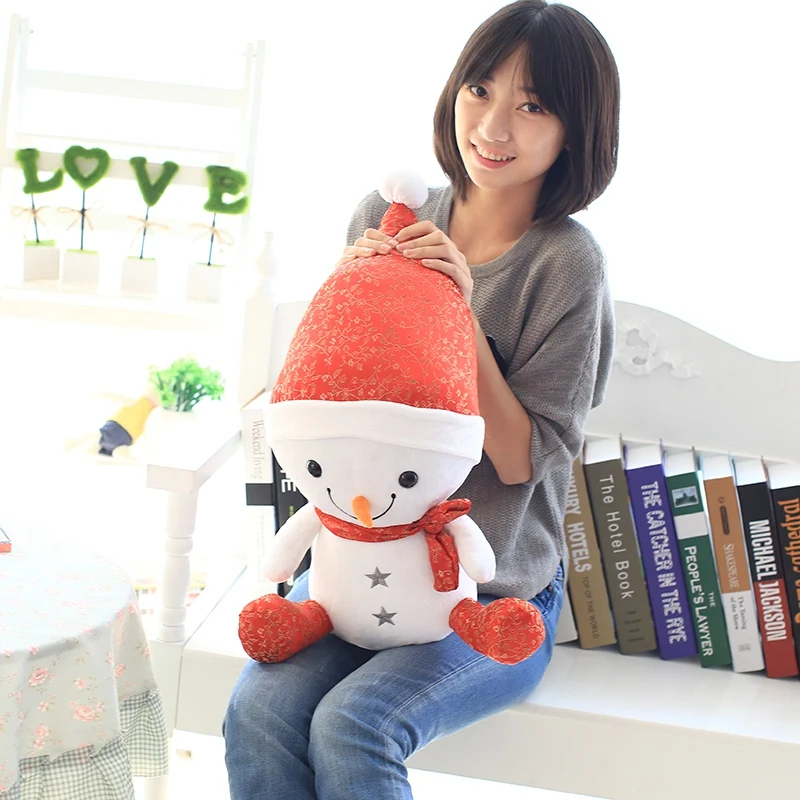 

Christmas gift Little Snowman Plush Doll Girl Christmas