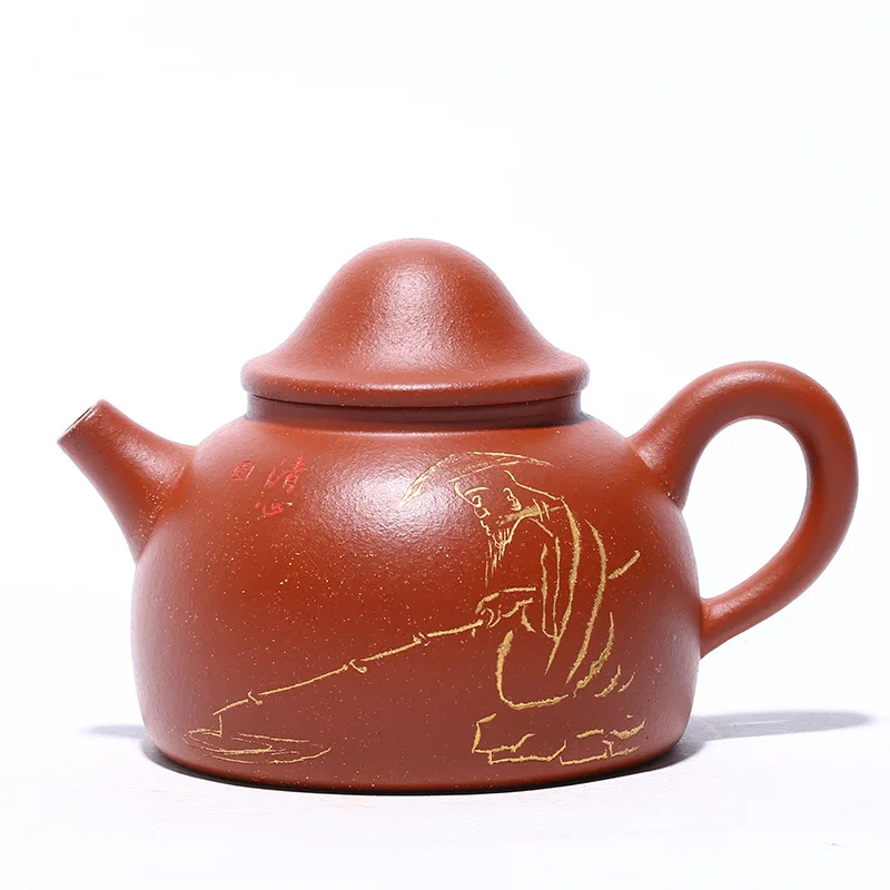 

Yixing Zisha teapot raw ore downhill mud handmade yuweng teapot kungfu tea set gift