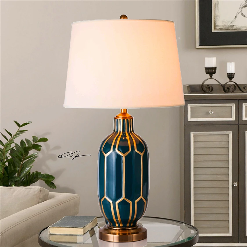 Французский кантри настольная лампа Китайская классическая Настольные лампы