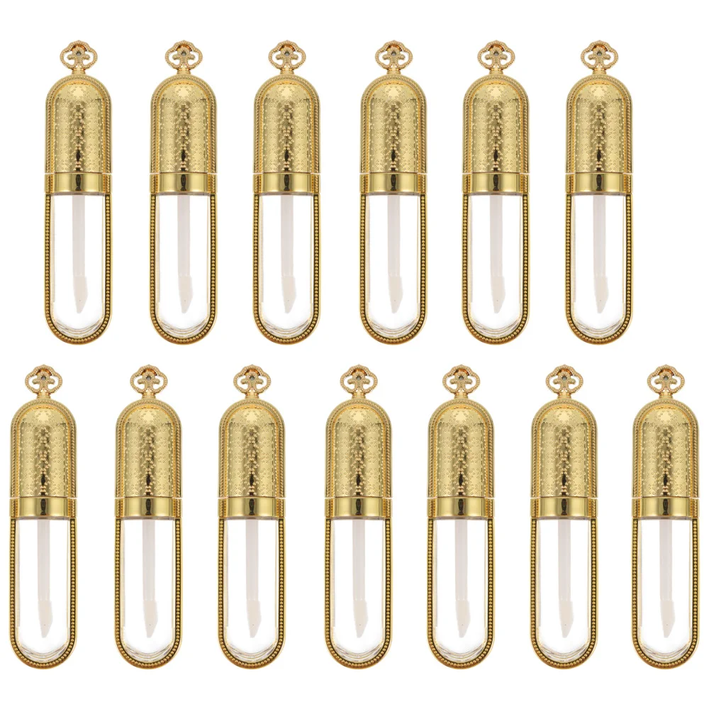 

13pcs Creative Lipstick Lip Gloss Tubes Empty Delicate Lip Balm Bottles