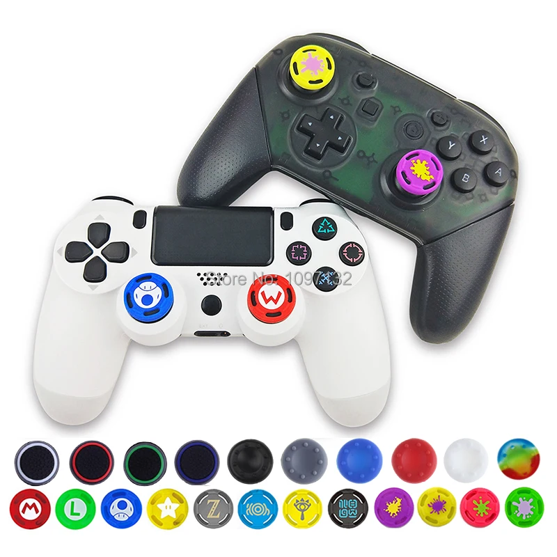 4 шт мягкое Силиконовое противоскользящее покрытие Джой Стик захват большим