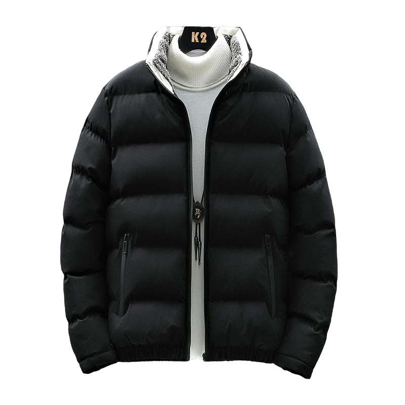 (M 4XL) зимняя новая стильная пуховая стеганая куртка Мужская корейская мода теплое