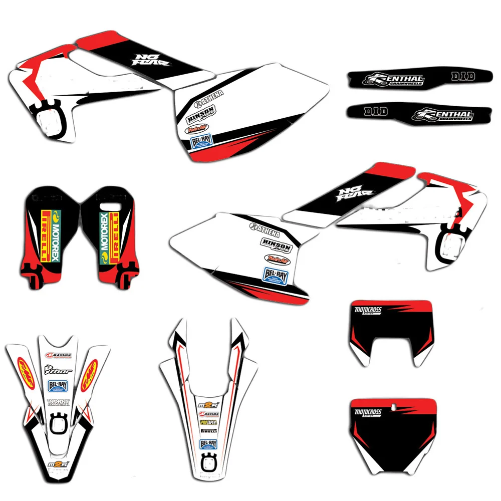 

4 Styles Custom Team Graphics Decals 3M Stickers Kit For 2016 2017 2018 2019 Husqvarna FC TC FE TE FX 125 150 250 350 450
