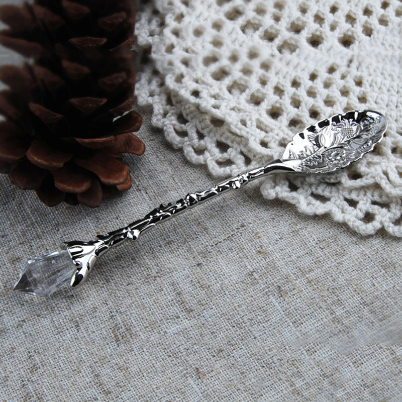 6 шт Ретро Кофе ложка Нержавеющая сталь йогурт для арбуза десерт магазин