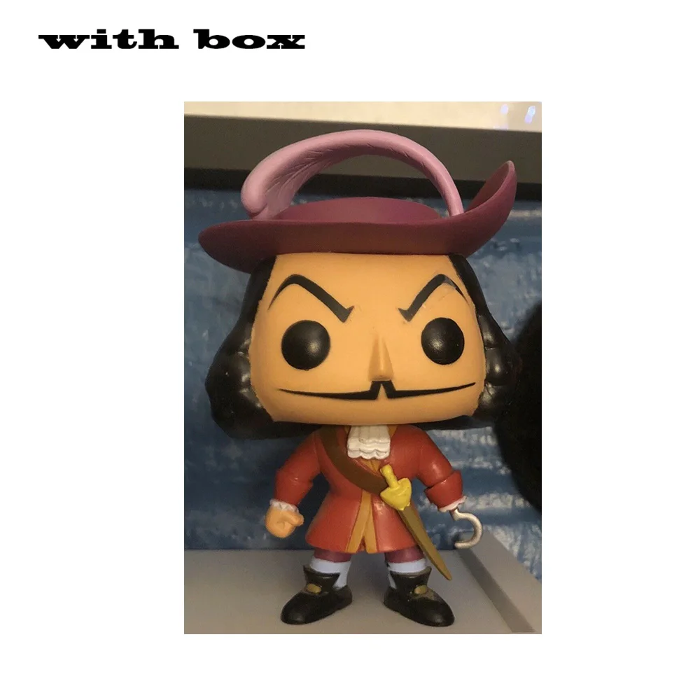 Поп Капитан Крюк Питер Пэн с коробкой фигурку Коллекционная модель игрушки для