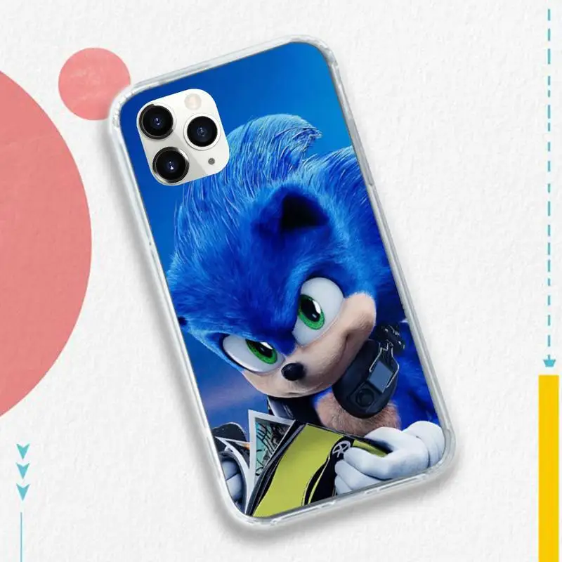 

Sonic The Hedgehog Movie mobile Phone Case for iPhone 11 12 pro XS MAX 8 7 6 6S Plus X 5S SE 2020 XR