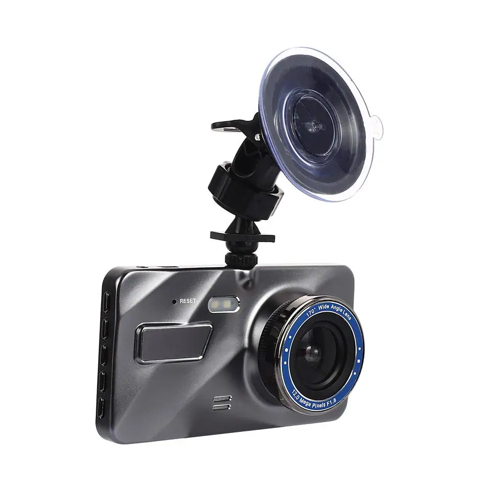 

4inch Dash Cam Driving Recorder Durable Car DVR Motion Detection Parking Monitor Dual Lens Automobile HD Night Visio