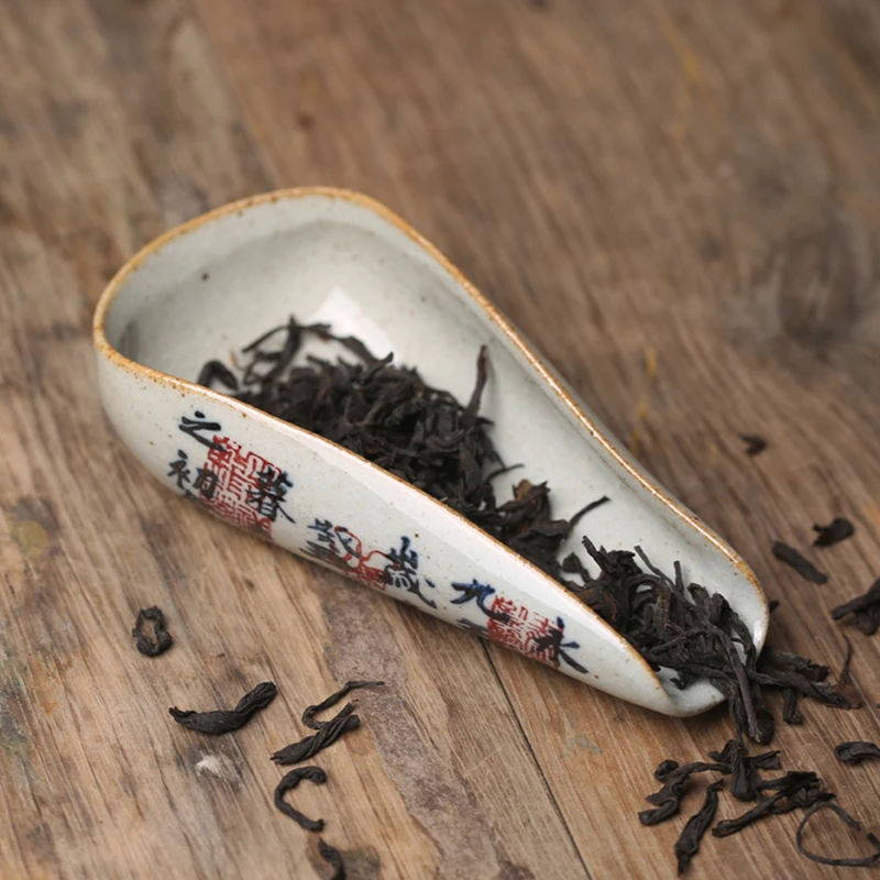 Винтажная чайная ложка для китайской каллиграфии керамический