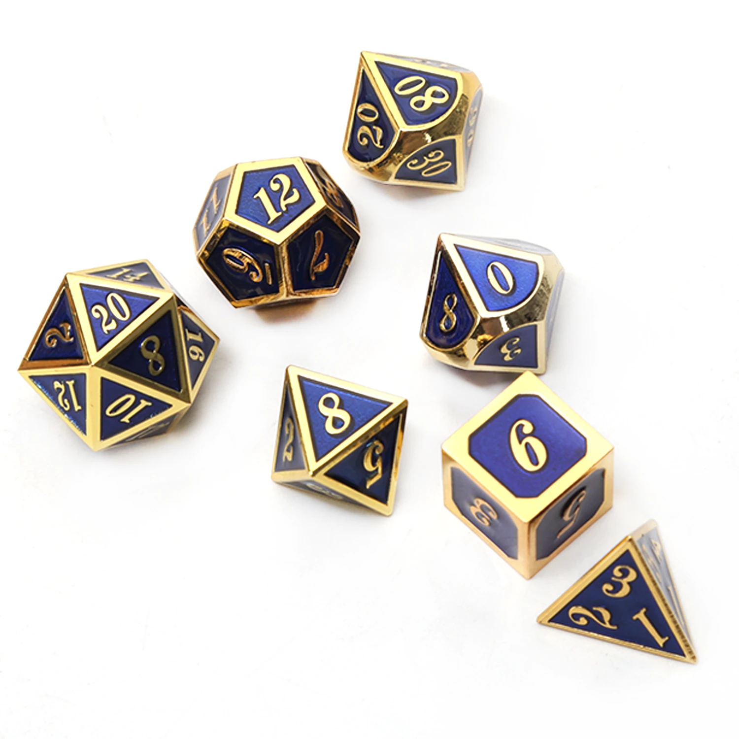 Chengshuo rpg игральные кости Подземелья и Драконы настольные игры продажи продвижение многогранные металлические кубики цинкового сплава числовая комбинация кости