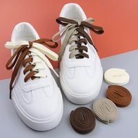 1 pair fashion four seasons sports shoelaces color flat shoes boots tennis shoes laces womans mens kid elastic metal lazy lace