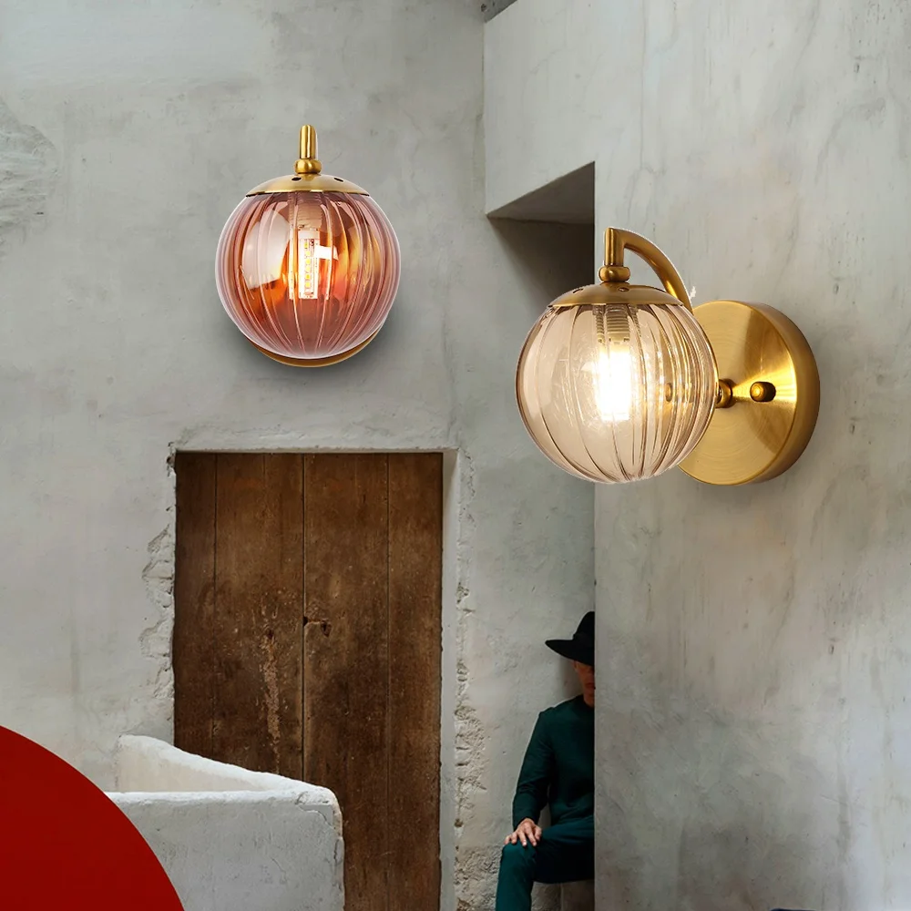 (Бесплатный источник света G9) настенный светильник в скандинавском стиле 4 цвета