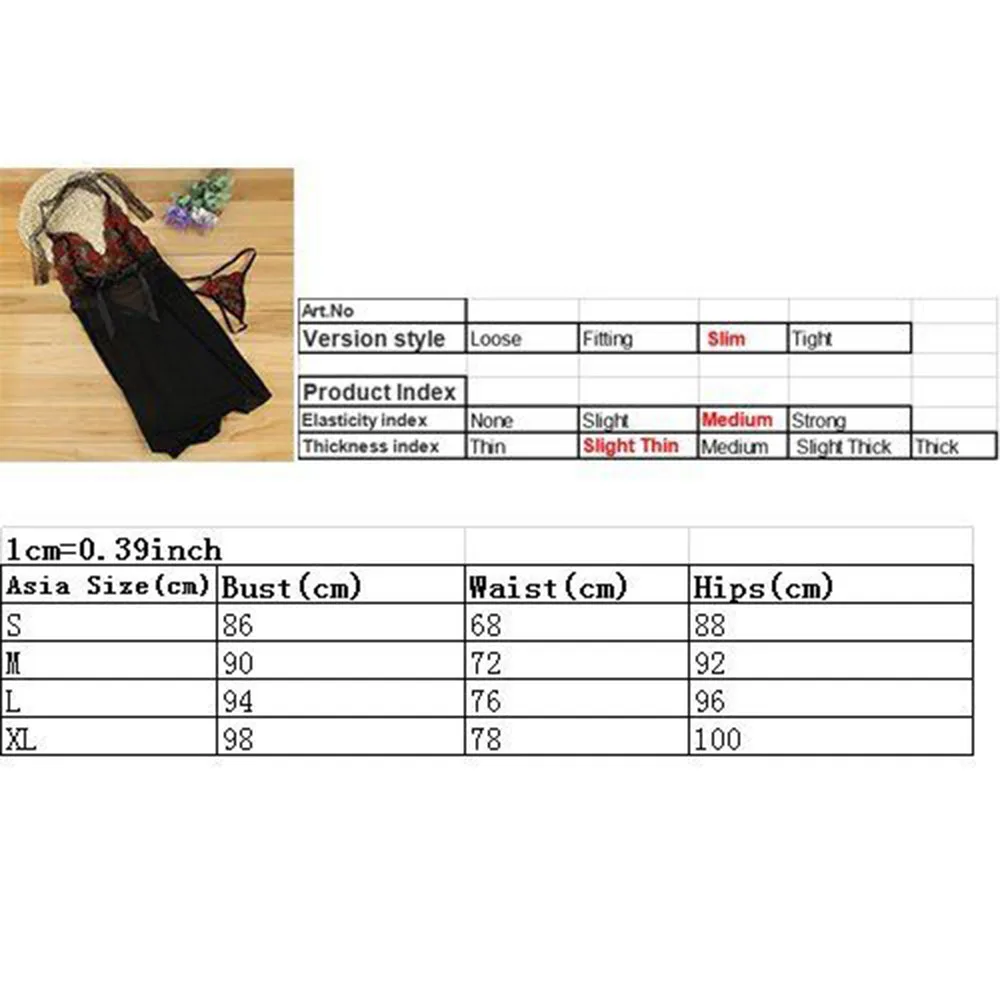 Женское сексуальное кружевное Сетчатое белье ночное черное нижнее одежда для