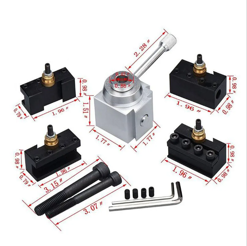 1 компл. ЧПУ мини быстросменный инструмент стойка держатель алюминиевый сплав