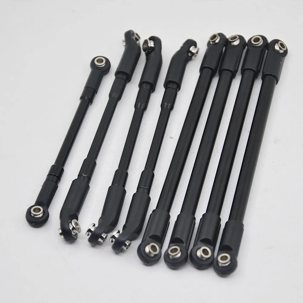 AXSPEED 8PCS Aluminum Alloy Upper Lower Link Rod Kit Sturdy Vehicle Linkage for 1/10 D90 RC Crawler Car Upgrade Parts | Игрушки и хобби
