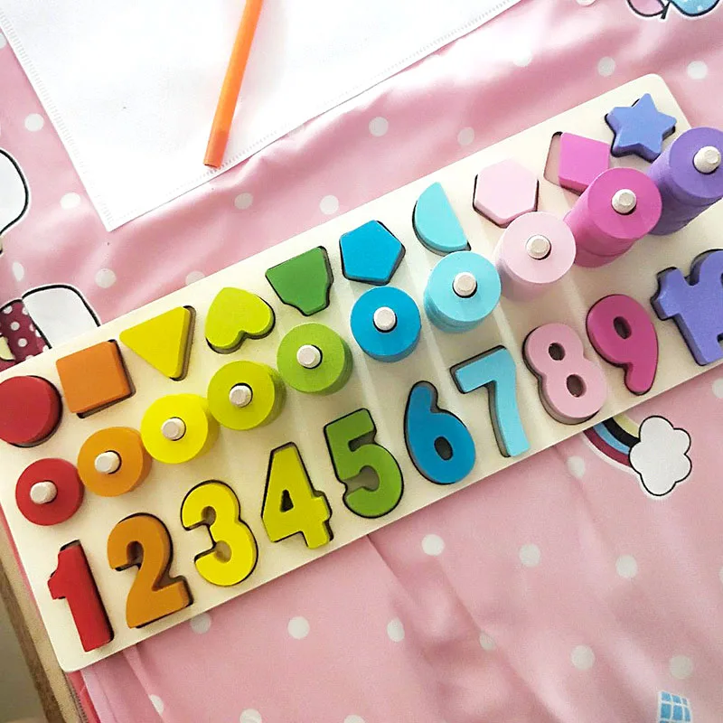 Новая многофункциональная Дошкольная деревянная игрушка Монтессори