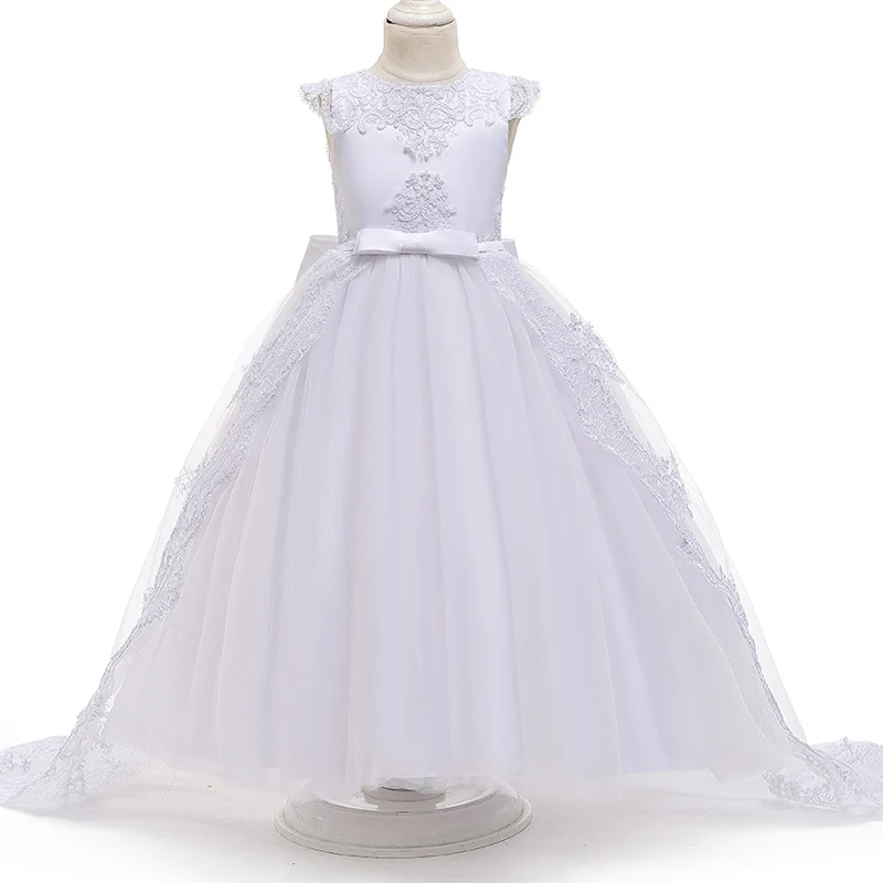 Платье с цветочной вышивкой для девочек на свадьбу вечеринку подружки невесты