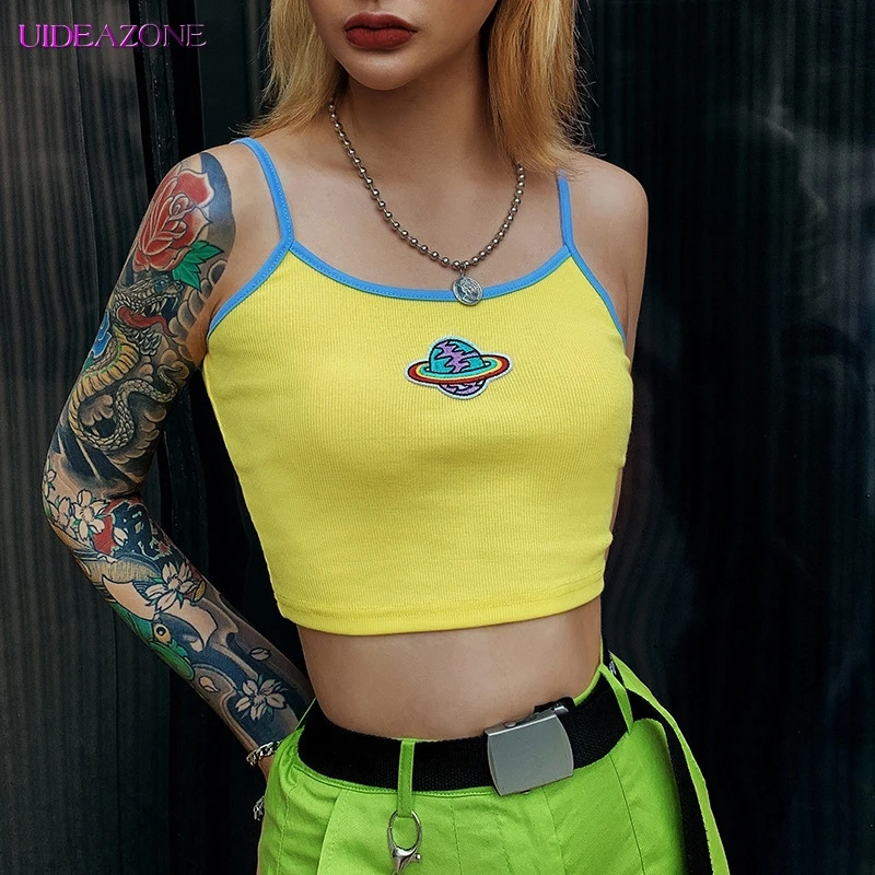 Женские укороченные топы с вышитым рисунком женские наряды без рукавов вырезом