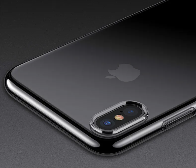 Ultra Thin Soft Transparent TPU Case For iPhone 7 8 Plus Silicone Full Back Cover X XS Max XR Clear |