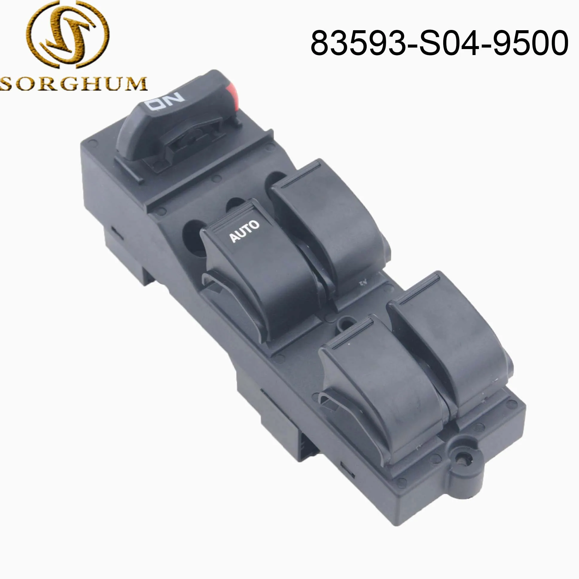 83593-S04-9500 Left Driver Side LHD Power Window Control Switch For Honda Civic CX EX HX LX Si 4 Door 1996-2000 83593S049500