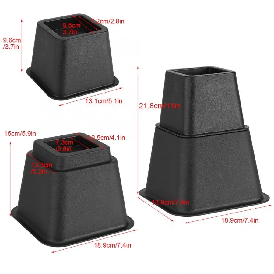 Подъемники для мебели 8 шт. набор подъемников кровати стулья мебельные блоки